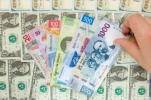 Current American Dollar to Mexican Peso Rate